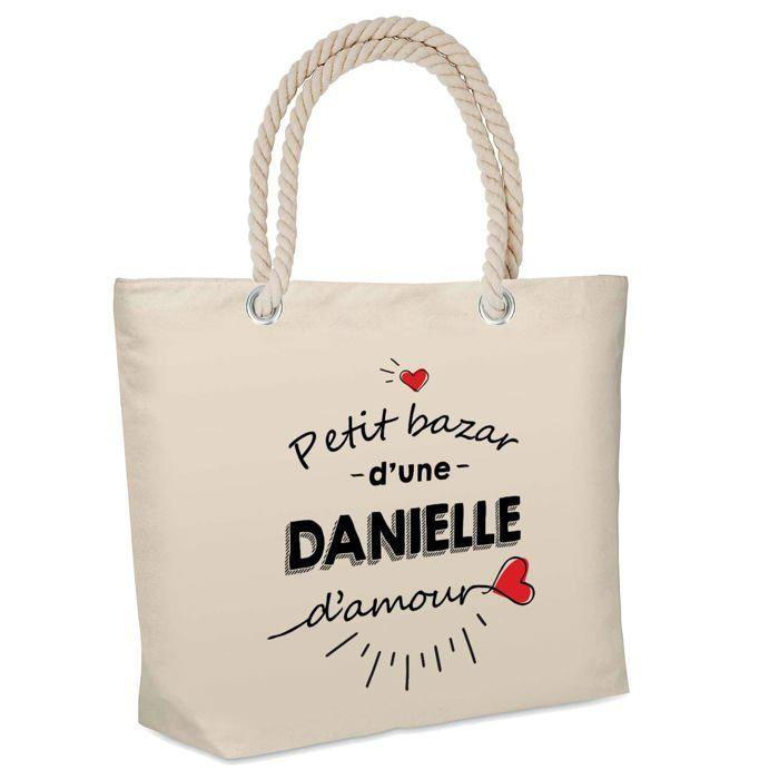 Sac de plage - PLANETEE - isotherme Bazar d'une Danielle d'amour - Isotherme - Coton - Grande contenance