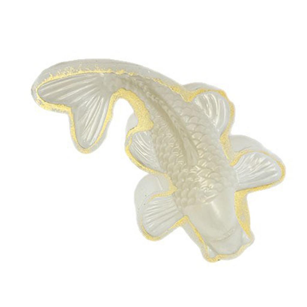 Flexible Mirrored Finish Carp Carp Silicone Mold For Resin Art Keychains Bookmarks DIY Projects Jewelry Making Tool