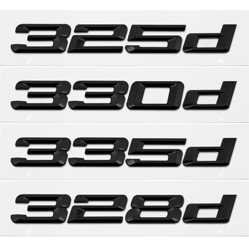 For G20 G21 G28 F30 F31 F34 F35 E90 E91 E92 E93 E46 DIY Sticker Rear Trunk Badge Plastic Decal 3 Series 325d 330d 335d 328d