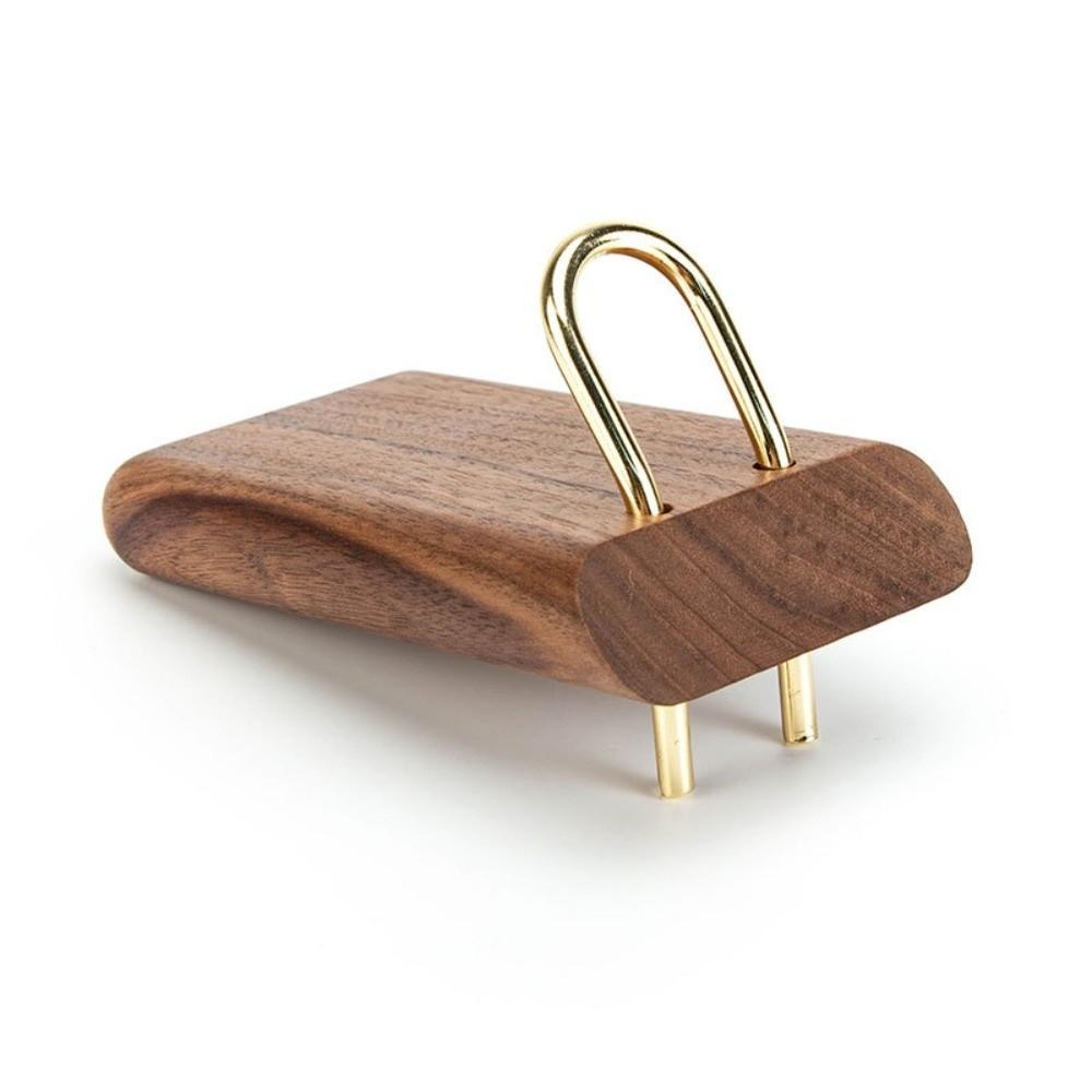 Wooden Desktop Phone Holder Vintage Small Tablet Holder Creative Lazy Phone Stand Office