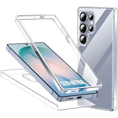 Full Case - BOOLING - for Samsung Galaxy S26 Ultra - Shockproof Anti-Scratch PC+TPU Transparent
