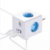 Practical Wall Socket Extenders 6 in 1 EU Plugs Charging with 3 ACOutlets and 3 USB Port for Household Daily Use