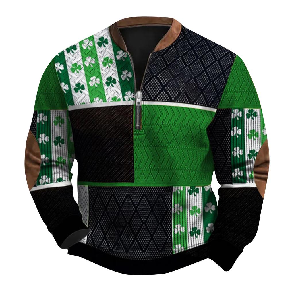 Men's Retro Casual Gradient Printed Sweatshirt