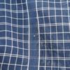VAN HEUSEN 70s 80s Vintage Collar Stuffers Check Pattern Long sleeve shirt Men's Used