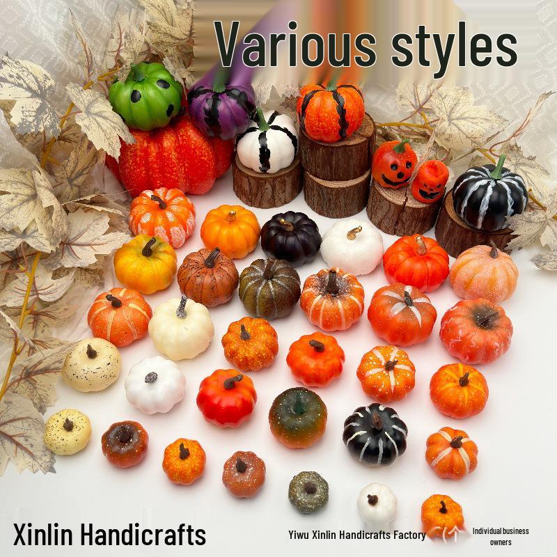 DIY Pumpkin Model Halloween Ornaments