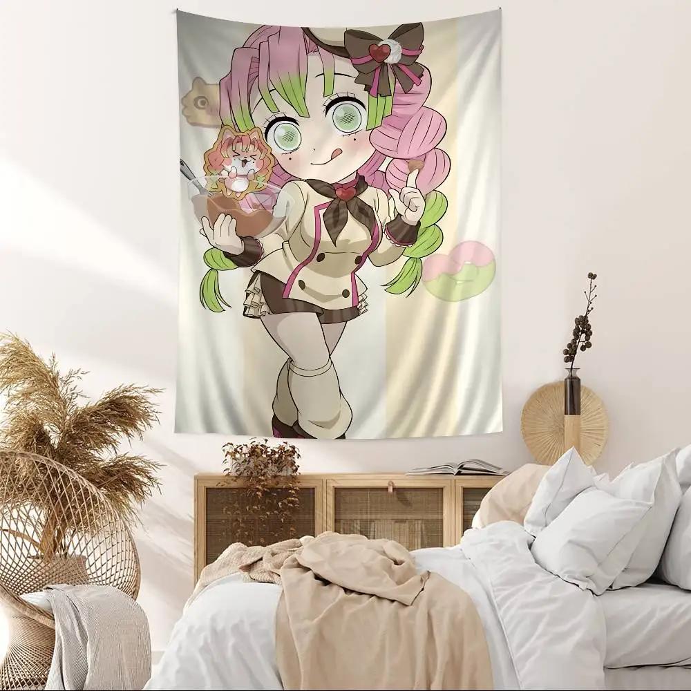 VIKAMA Dream Fantasy Cartoon Wall Tapestry for Girls Room Decoration Bedroom Dormitory Wall Cloth Home Decoration