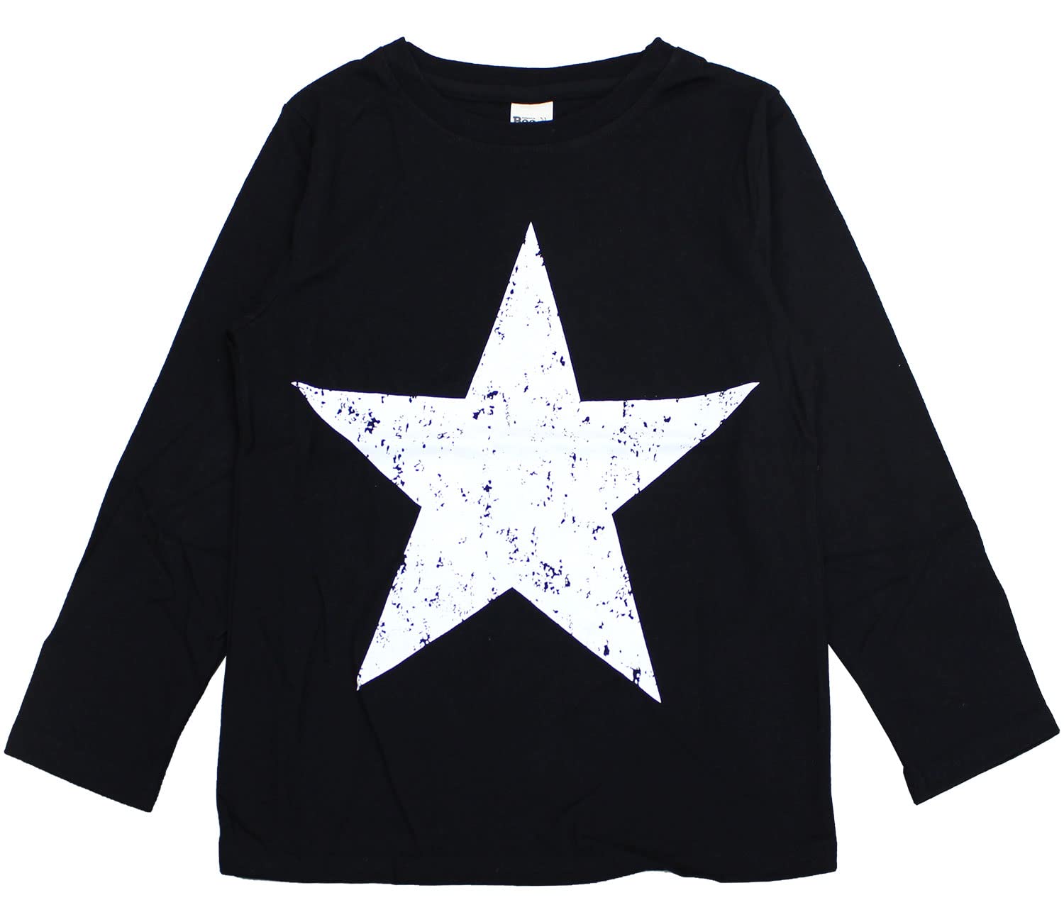 

Bee Print Size x Black T-Shirt, Girls, Boys, Kids, Spring, Autumn, Winter, taa05043, 140cm, 07.BIGSTAR