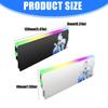 High Performances Metal RAMs Coolers With ARGB Lighting For Gaming PC DDR5 DDR4 DDR3 DDR2 Memory Module
