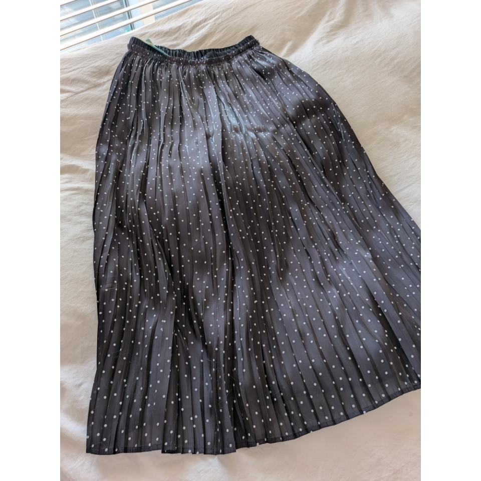 SLOBE IENA Dot Pleated Skirt