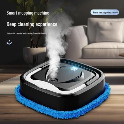 Smart Dual-Purpose Sweeping and Mopping Robot with Humidifying Spray