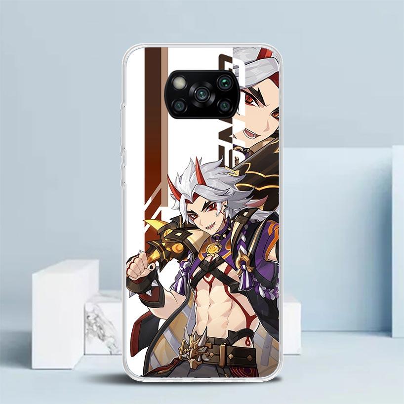 

Аниме Чехол для телефона Genshin Impact Для Xiaomi Poco F7 Ultra X5 X6 X7 Pro M7 Redmi 15C 15 13C 13 12C 12 10C 10 10A 9 9C 9A 9T Xiaomi Poco X7 Pro