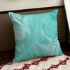 Icy Ice Blue Fluid Flame Cushion Cover Reversible Soft Durable Pillow Cover Home  Car MultiScene Use for Daily Comfort