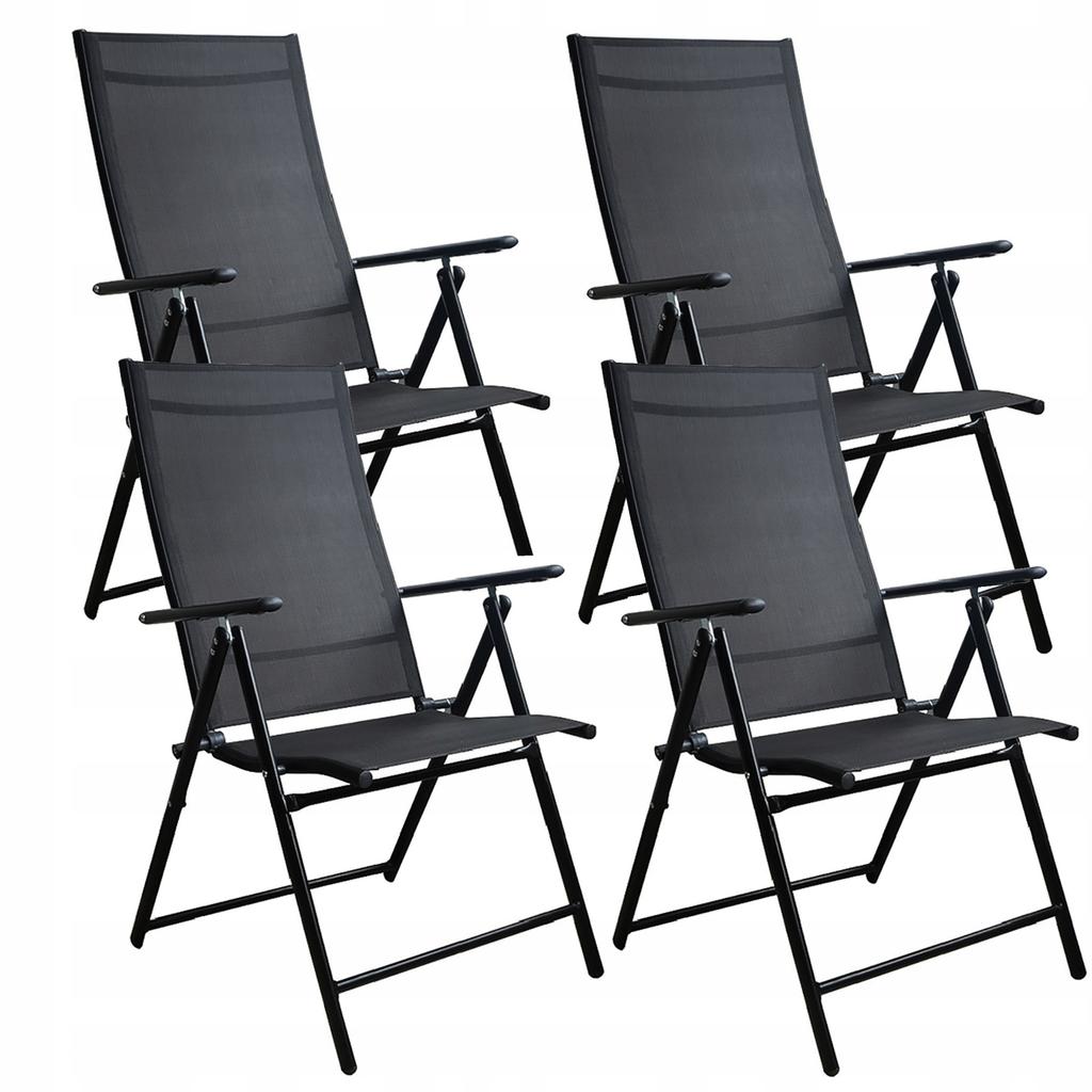 4 X Garden Chair for Terrace Balcony Garden Armchair