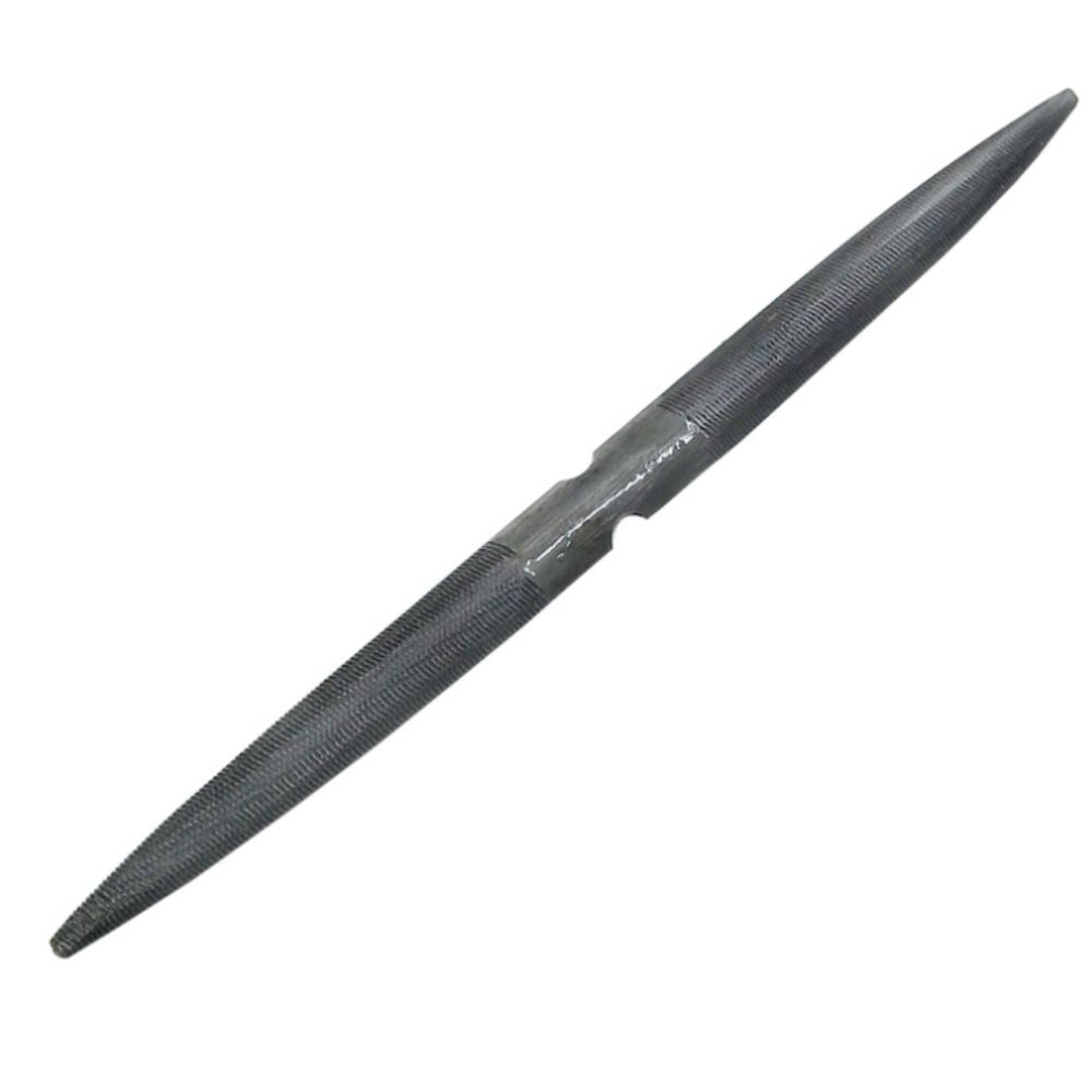 Steel Jewelry Tool 20.6cm Double Ended Flat and Half Round Wax File Wax Carving Tools  For Filing