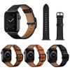 Genuine Leather Watch Band Replacement for Apple Watch Series 10 46mm/Ultra 2 Ultra 49mm/9 8 7 45mm/SE (2023) SE (2022) SE 6 5 4 44mm/3 2 1 42mm