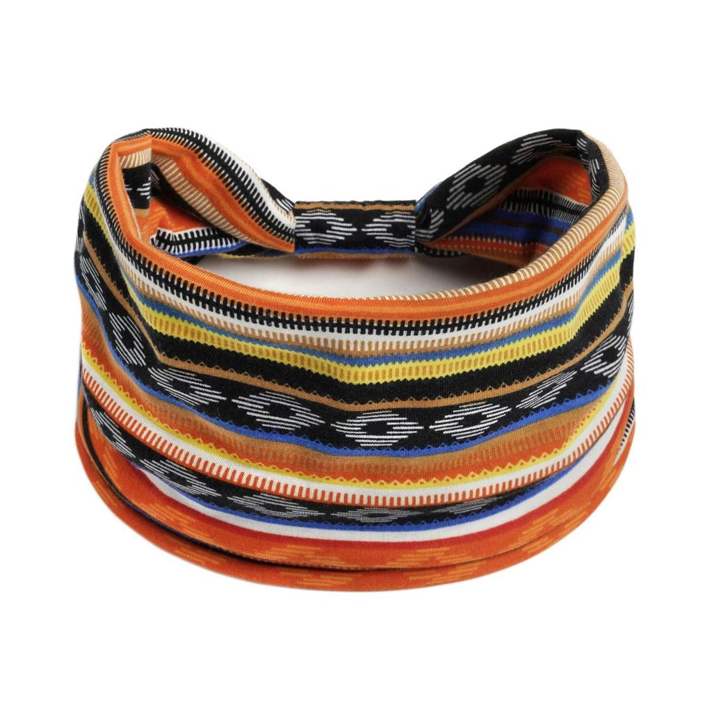 Women's Wide Retro-Style Elastic Sports Headband - Yoga & Hair Accessory