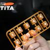 TITA Retro Keyboard-Style Parking Number Plate