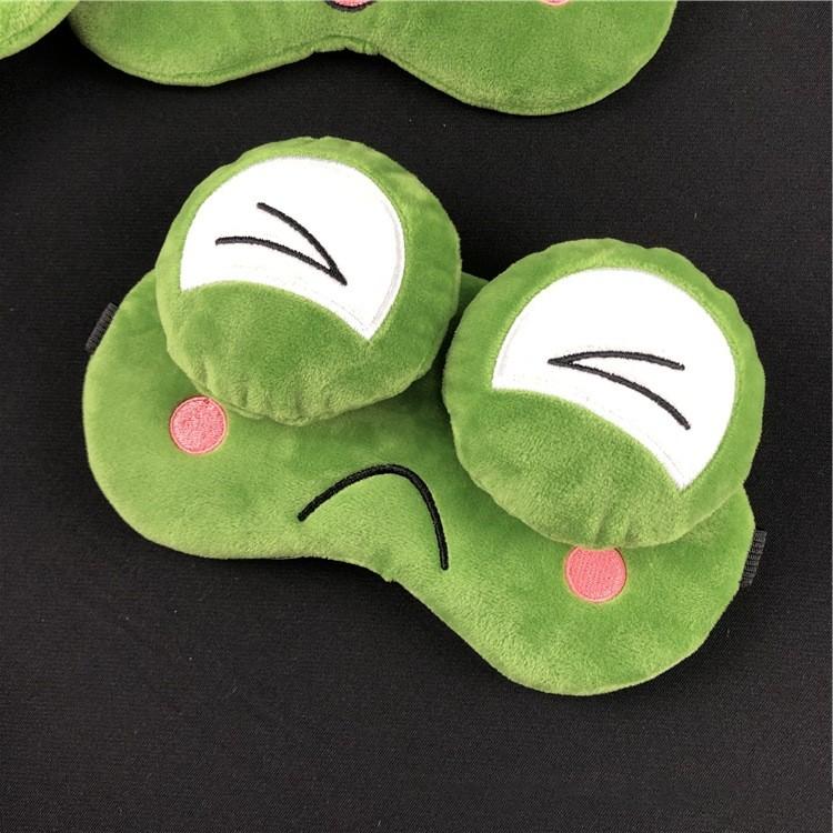 Cartoon Frog Big Eye Mask Breathable Shading Ice Sleep 3D Breathable Lunch Break Eye Mask Holiday Gift