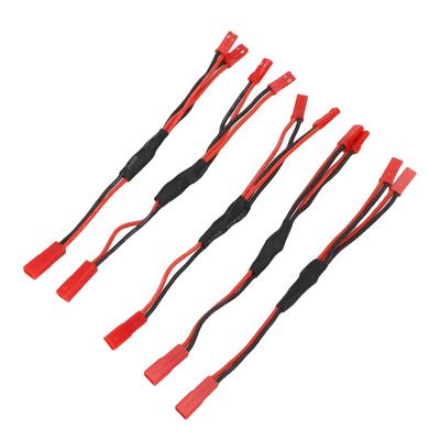 5PCS JST Plug Splitter JST Female To JST Male Y Cable Harness Wire 15.5cm Extension Cord for Mini ESC 030 050 180 Motors