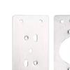 2pcs Cabinet Hinge Fixing Plate Bracket Hinge Repair Kit Plates Board Stainless Steel Hinge Boards for Drawer Furniture Shelves