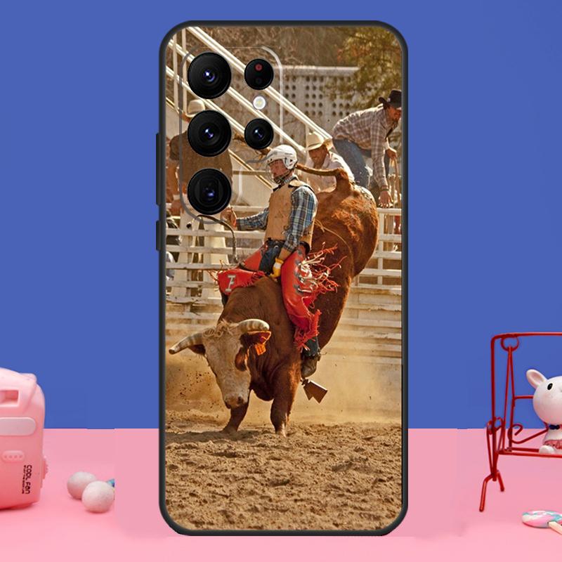 Extreme Sport Rodeo Cowboy Lasso Case For Samsung Galaxy S24 S23 S22 Ultra S20 S21 FE Note 20 S8 S9 S10 Note 10 Plus Cover