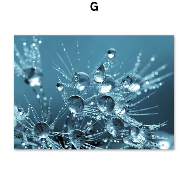 Wall Paintings Room Decor Blue Quote Wall Art Nordic Home Decoration Modern Pictures for Living Room No Frame