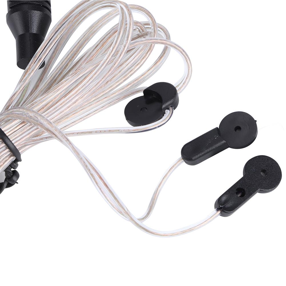 2 Meter 6.6 Feet -108 FM Radio Cable with Female Connector for FM TV Reception, Plastic, Metal