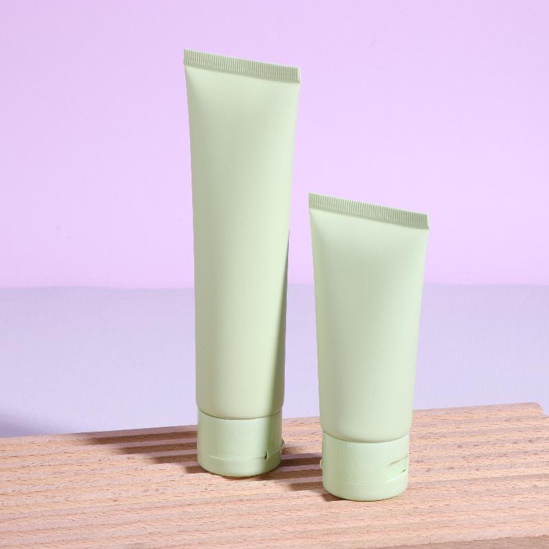 50ml 100ml Grüne Nachfüllbare Quetschflaschen Kosmetisch Leer 5 Stück für Lotion Creme Make-up Reiseaufbewahrung