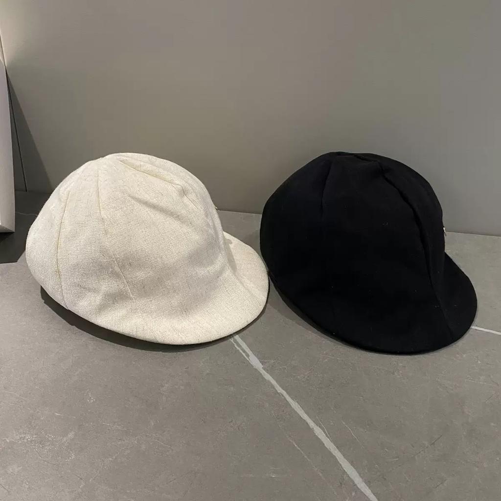 Retro versatile Japanese literary and artistic cotton and linen forward hat beret children spring and autumn thin breathable newsboy hat painter hat