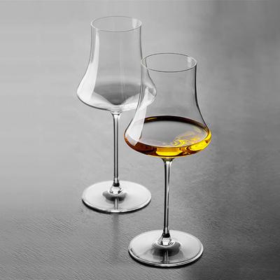 Calice fatto a mano in vetro di cristallo Iso, Tazza per annusare profumi, Leggero, Lusso, Vino Rosso, Champagne, Coppetta per Brandy, 400-450 ml
