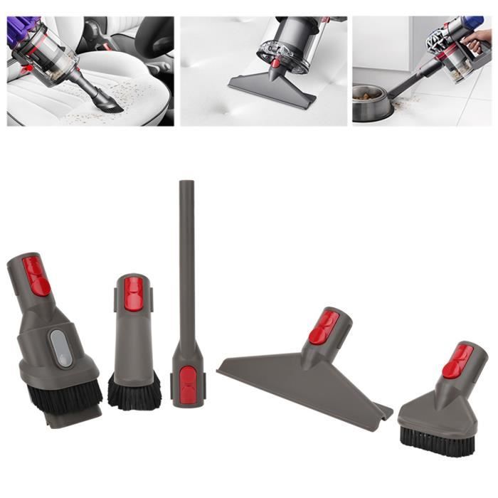 Tbest Pièce pour aspirateur Accessoires pour aspirateur Accessoires Kit de nettoyage Ensemble de buse de brosse pour V7 V8 V10 V11