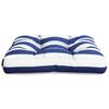 Pallet Cushion Blue & White Striped 58 X 58 X 10 Cm Oxford Fabric