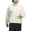 adidas Velvet Jackets Women's Ecru Stand Collar Moderate HM7099