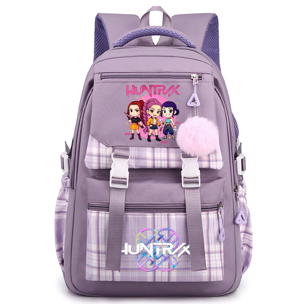 Cartoon K-Pop Printed Large Capacity Backpack for Teenger Student Girl Boy Schoolbag Bookbag Kid Gift Women Waterproof Travel Bag Rucksak