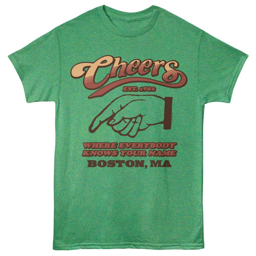 Cheers TV Show EST 1982 Where Everybody Knows Your Name Boston MA Men s T Shirt S