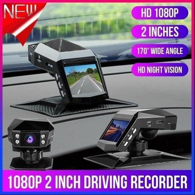 1080P Dash Cam Samochodowy rejestrator jazdy wideo LCD Rejestrator samochodowy Nagrywanie wideo Wykrywanie ruchu Monitor parkowania