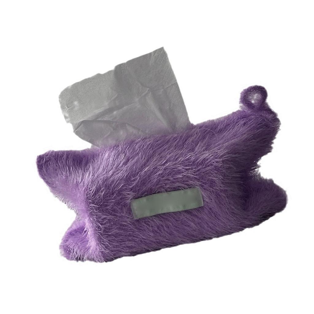 Tissue Box Cover Soft and Dustproof Napkin Dispenser Practical Paper Towel Holder Tissue Container for Home Use