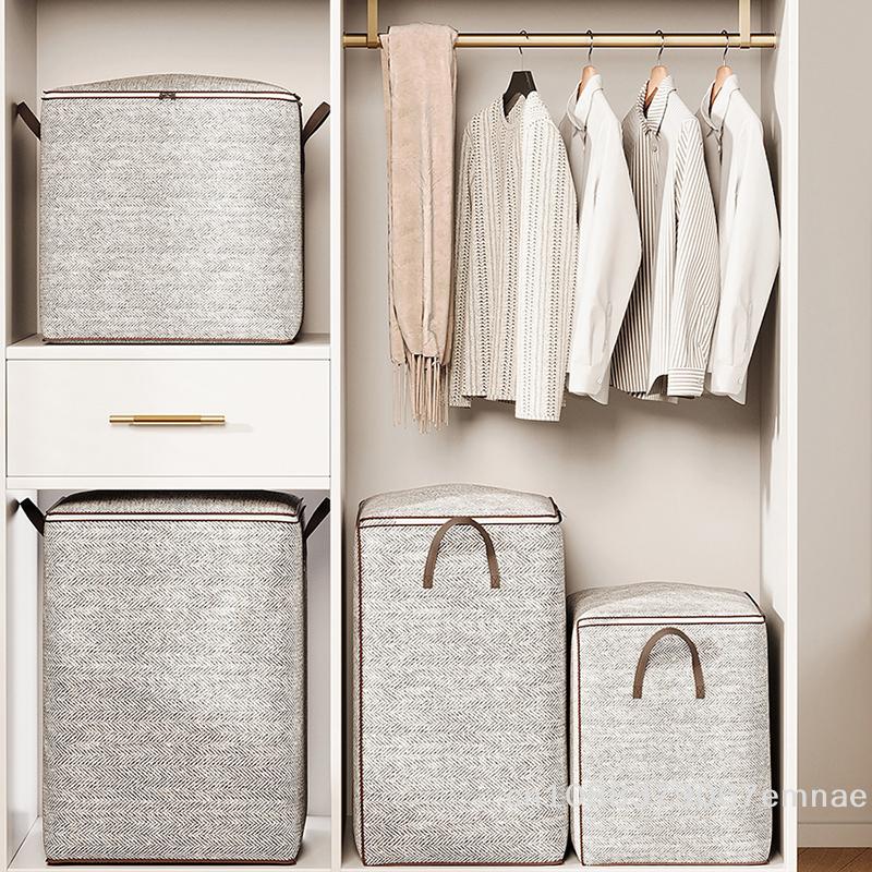Große Kleideraufbewahrungsbox mit Deckel Großer Wäschekorb Organizer Tasche Für Baby Faltbar