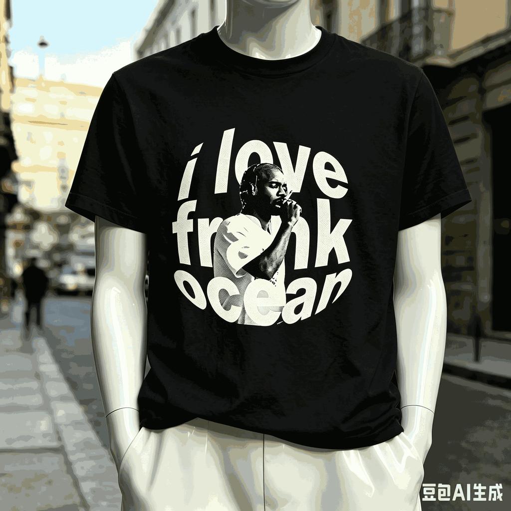 Frank Ocean For Fan Gift Tshirt Unisex Unisex Harajuku Oversized Unisex Short Sleeve Streetwear High Quality Couples Comfortable