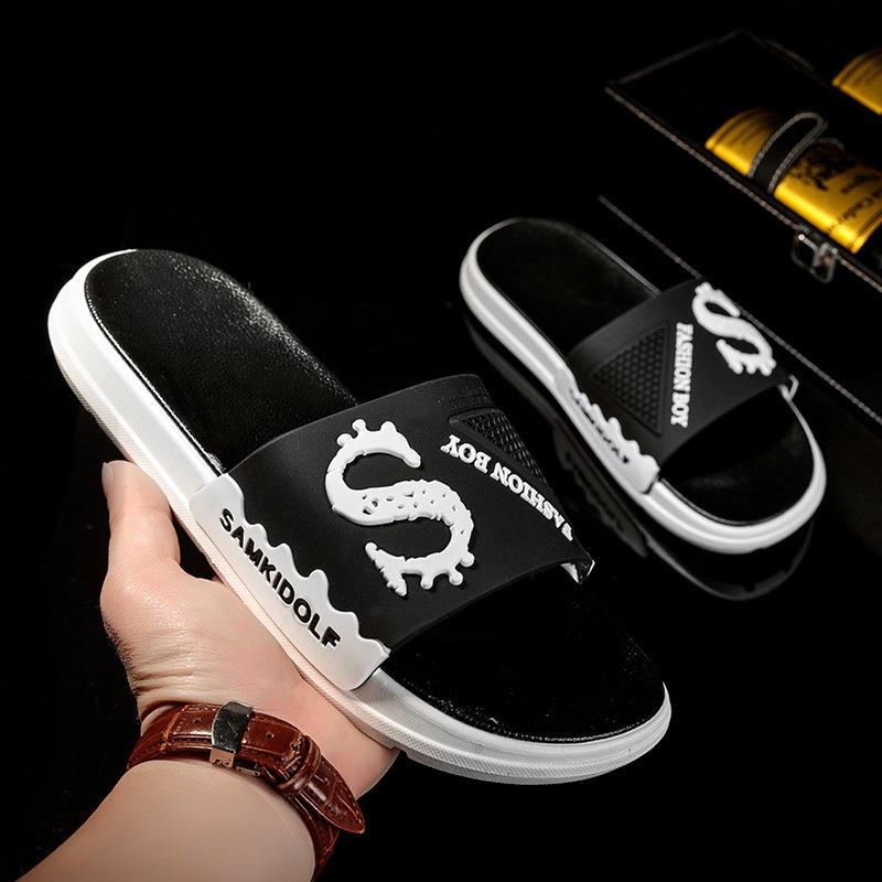 

New slippers men s summer couples can wear thick-soled non-slip and wear-resistant fashionable cool slippers men s shoes 36/37