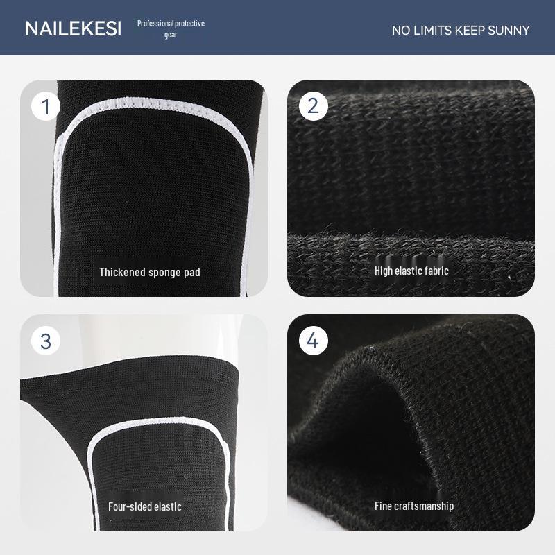 Dance & Sports Anti-Collision Knee Pads - Thickened Sponge for Yoga, Jazz, Street Dance, Knee Protection