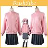 Bocchi, der Stein! Gotou Hitori Cosplay Kostüm Bequemes Strapazierfähiges Uniform-Outfit für Kostümparty