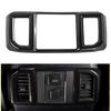 Carbon Fiber Inner Rear Air Vent Outlet Frame Cover Trim For Ford F150 2015-