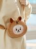 BT21 RJ BABY Fluffy Face Doll Crossbody Bag
