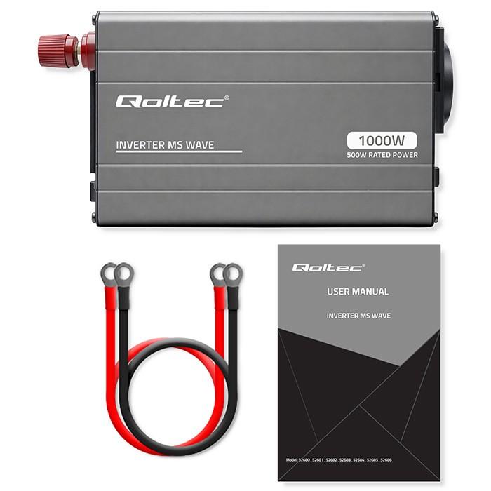 MSWave Voltage Converter 12V To 230V 500W 1000W
