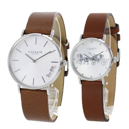 

COACH Perry Leather Watch Storage Box for Men and Women, 1450312014503797