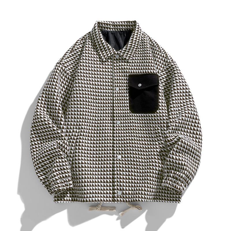 

Men s casual and versatile spring and autumn new handsome jacket men s jacket men s lapel jacket long sleeves 3XL