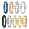 New Women's Men's Jewelry DIY 9MM Width Italian Elastic Charm Bracelet Solid Color Stainless Steel Fashion Bangle