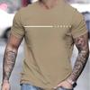 Men's Summer Short Sleeved T-shirt 100% Cotton High Street Loose Fashion High Quality Short Sleeve Loose Sports Shirt