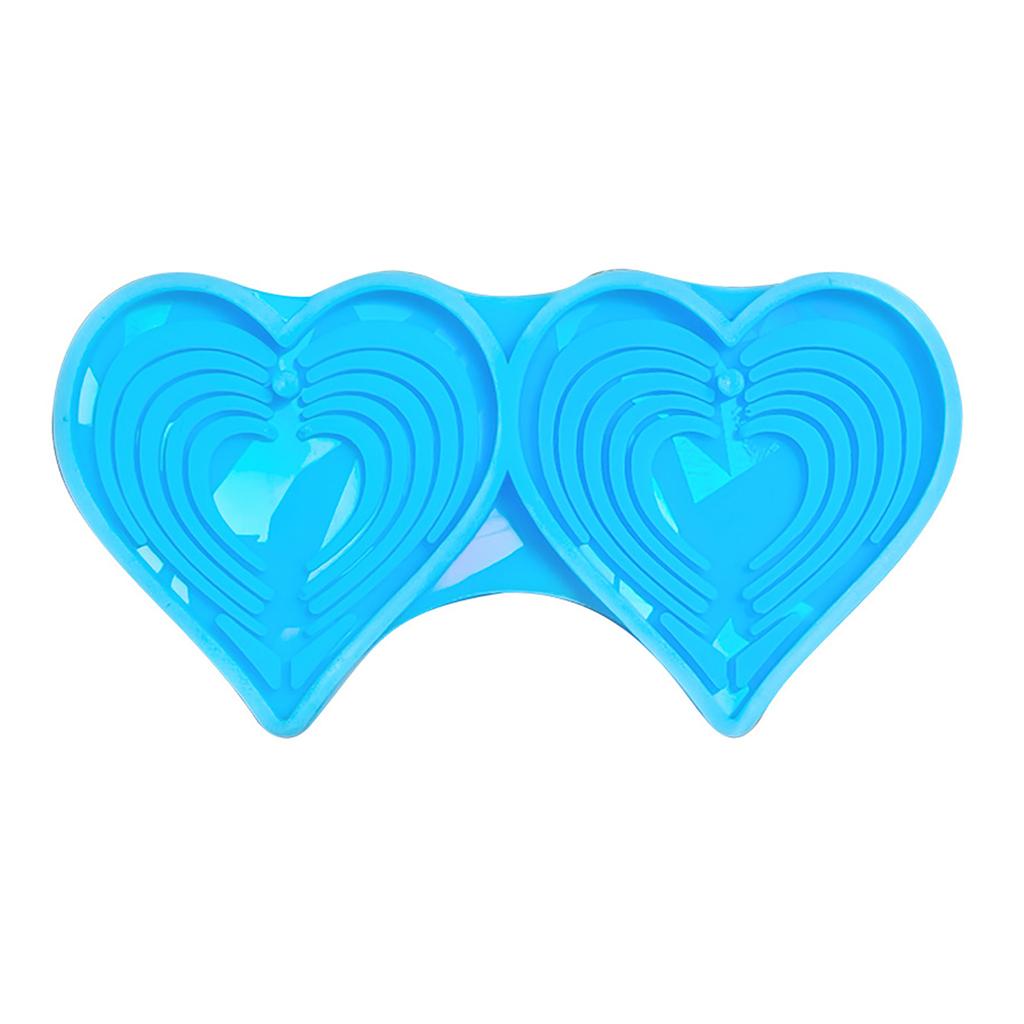 Earring Pendant Mould Holographical Silicone Mold Heart Shaped Earrings Mould for DIY Enthusiasts Crafts Mould